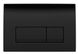 Змивна клавіша "Delta 50", подвійний змив, пластик, чорний глянцевий 115.119.DW.1, ГРН