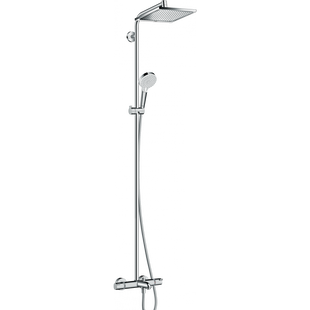 ДУШЕВАЯ СИСТЕМА HANSGROHE CROMETTA E 240 1JET SHOWERPIPE З термостат 27298000
