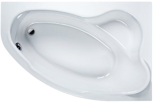 Комплект: ванна aсимметричная  150x100 правостороняя с  фронтальной панелью и шторкой на ванну Sanplast WAP/CO + KWAP/ZDPlus