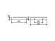 Мыльница Keuco Edition 11 прозрачный/хром (11155019000)