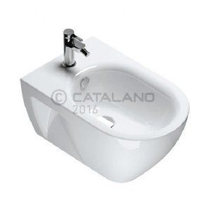 Catalano SFERA ECO 54 Біде 54*35 підвісне з отвором під змішувач, білий 1BSF54ECO00