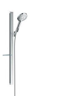 Душовий набір Hansgrohe Raindance Select S 120 3jet з душовою штангою 90 см і мильницею, хром 27648000, Хром