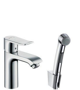 Набір для біде Hansgrohe зі зливним клапаном Push-Open 31285000, Хром