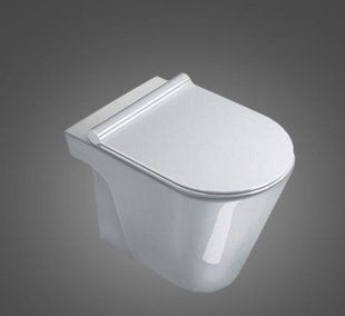 Catalano ZERO 55 WC Унітаз підлоговий 55*35, приставний, білий+сидіння 1VP5500+5SCSTF000