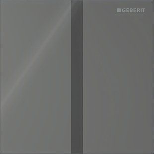 Система керування пісуаром Geberit з електронним запуском змивання, живлення від батарей, захисна панель тип 40, прямокутної форми: Лава