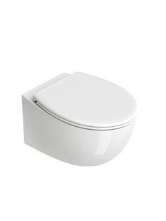 Унітаз підвісний безободковий Catalano ITALY, newflush + сидіння для унітазу soft-close, білий