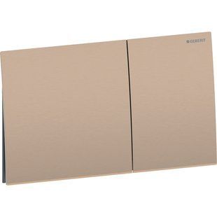 Змивна клавіша Geberit Sigma70 для подвійного змиву, Square: Червоне золото / Матовий, легко чиститься,