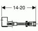 Крепления для элементов Duofix к капитальной стене при угловом монтаже 111.835.00.1, ГРН
