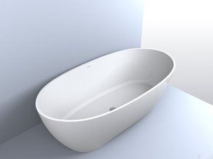 Ванна MIRAGGIO ESTELLA матова з литого мармуру