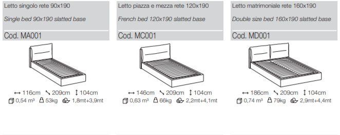 Кровать Le Comfort Academy  (ширина от 116 до 206 см) матеріал на вибір світлий бєж