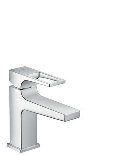 Змішувач для маленьких раковин Hansgrohe Metropol з донним клапаном 74500000