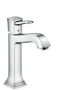 Змішувач Hansgrohe Metropol Classic 31302000 для накладних раковин, з ричаговою ручкою, зі зливним гарнітуром