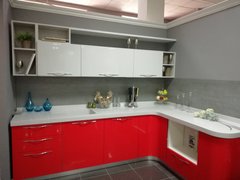 Кухня Gentili Cucine Piano, МДФ крашеный глянец, цвет rosso