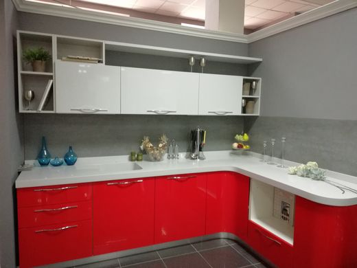 Кухня Gentili Cucine Piano, МДФ фарбований глянець, колір rosso