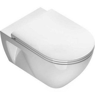 Catalano SFERA ECO NF 54 WC Унітаз підвісний безобідковий 35*54, Rimless, білий+сидіння  плавноопускне 1VSF54RECO00+5ZECOFN00