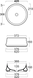 Умывальник накладной Simas Sharp 42 см черный матовый (SH02NM)