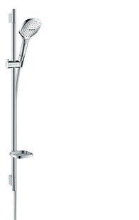 Душовий набір hansgrohe Raindance Select E 120 3jet/Unica, білий/хром 26621400, Хром/білий