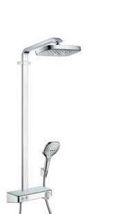 Душова система з термостатом Hansgrohe Raindance Select E 300 2jet Showerpipe (27126000)