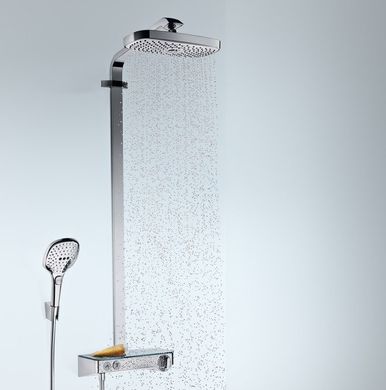 Душова система з термостатом Hansgrohe Raindance Select E 300 2jet Showerpipe (27126000)