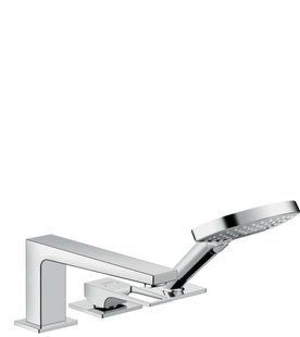Змішувач Hansgrohe Metropol 74550000 на край ванни на 3 отвори