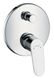 Набор смесителей для душа Hansgrohe Focus+Ecosmart - верхний и ручной душ, смеситель (наружная часть) и скрытая часть 72494000