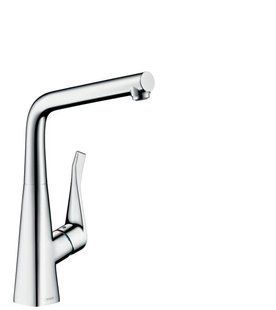 Змішувач hansgrohe Metris для кухонної мийки 14822000, Хром