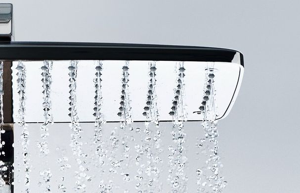 Душова система Hansgrohe Raindance Select E 360 Showerpipe з термостатом для ванни, білий/хром 27113400
