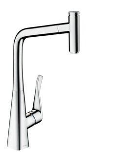 Змішувач hansgrohe Metris Select для кухонної мийки 14884000, Хром