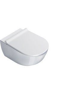 Підвісний безобідковий унітаз з кришкою мікроліфт Catalano Sfera NewFlush, білий 1VSF54R00