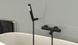 Змішувач Paffoni Light для ванны з душовим гарнітуром чорний матовий, LIG023NO
